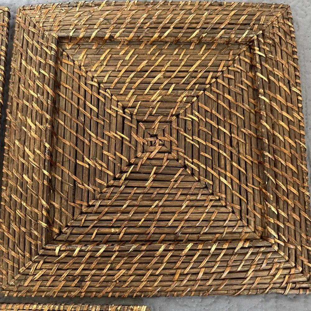 Vtg 3 Rattan Wicker 13